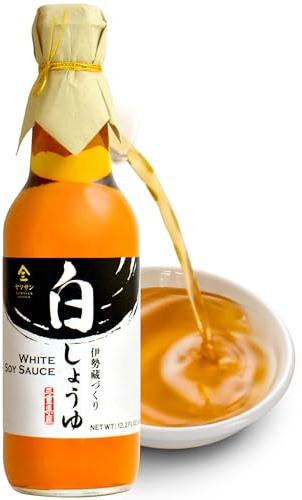 YAMASAN KYOTO UJI White Soy Sauce Traditionally Brewed 360ml | Natural Light Amber Color Shoyu Soy Sauce, Rich Umami, No-MSG, Made in Japan 360ml