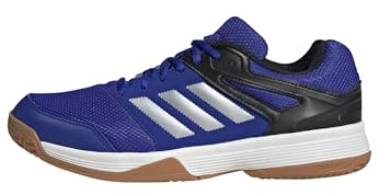 adidas Herren Speedcourt Mens Indoor Shoes, Lucid Blue/Silver Metallic/Gum, 41 1/3 EU