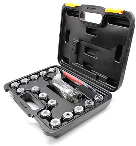 HPDTZ Supporto per utensili di fresatura MT3 ER32 M12, mandrino con 15 pinze di precisione per fresatura, metallo, 138 cm, con tenditore, scatola