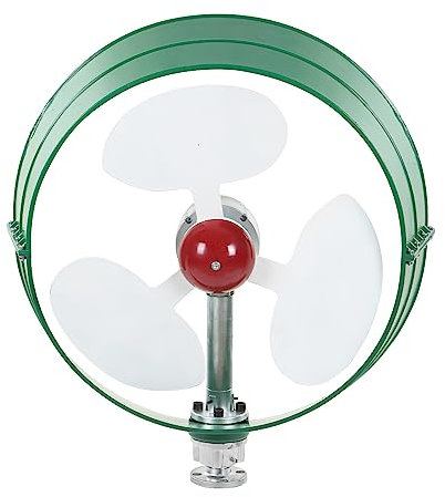 Turbina Aerogeneradora, Carcasa de Aleación de Aluminio, Ajuste Automático de 360 ​​°, Alternador de Turbina Eólica de Imán Permanente, 70 M/s máx. para Barco (48V)