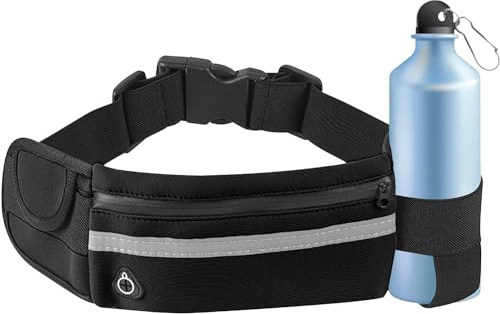 Boire de l'eau avec Bouteille d'eau Courroie d'hydratation de Course (Bouteille d'eau Non Incluse), Courroie de Course pour Marathon Jogging Outdoor Bike Trip Sac Ceinture Sport