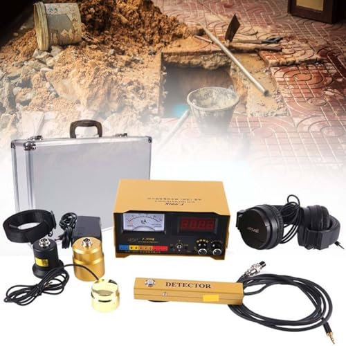 XNZJHPP Detector Profesional de Fugas de Agua subterránea. Sensor de geófono de Fugas de Agua, Sensor de Fugas de Agua preciso y confiable para tuberías