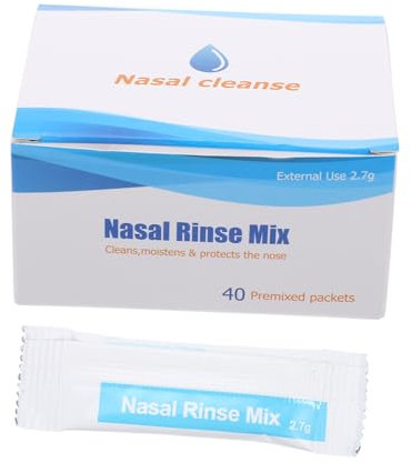 Didiseaon 40 Paquetes Sal Para Lavado Nasal Sal De Limpieza Nasal Para Uso Diario