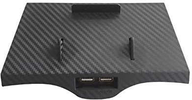 QWETY Carbon Fiber Car Wireless Charger Cordless Charging Pad Phone 11 Qi Charge Board, for BMW, 5 Series G30 G32 G38 2017 To 2019 Fast Charge Wireless Charger(For 5 series)