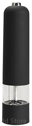 PLMNBQWE Macinapepe Macinasale Macinapepe Automatico Macinapepe Elettrico Macinapepe Regolabile Spessore del condimento Macinapepe Utensili da Cucina Macinaspezie (Nero)