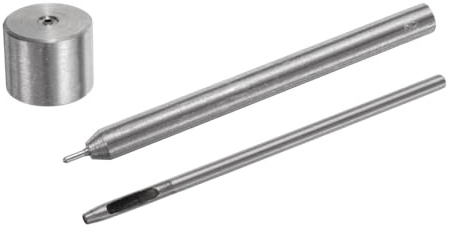 QUARKZMAN Ösenlochstanze Werkzeug, 2mm Ösen Setzer Hohlstanze für Lederhandwerk Kleidung Handtasche Stoff Vorhang Setzer