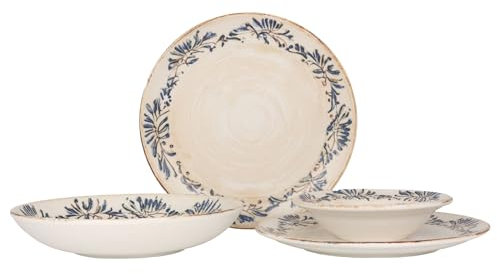 Bonna Juegos de vajilla (Large) - Grandma - 24 piezas - 6 Personas - Porcelana