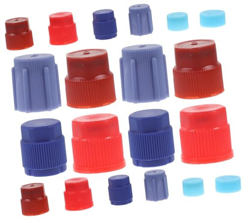 HAPINARY 1 Juego Tapón de Válvula de Aire Acondicionado para Tapa de Puerto de Carga Accesorio Durable de para Aire Acondicionado Protección Eficaz contra Suciedad y Escombros