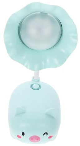 Gatuida Kompakte Faltbare LED Schreibtischlampe mit Augenschutz USB Aufladbar Cartoon Design aus Kunststoff für Schulanfang Party und Kinderzimmer im Zufällige Farbe Zufälliger Stil