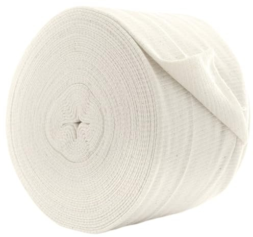 Bendaggio tubolare, bendaggio compressivo con larghezza 2'' Tubolare da 32, 8 piedi con garza elastica facile da indossare tagliabile per braccia, piedi e gambe del bambino, tubo in maglia per gambe