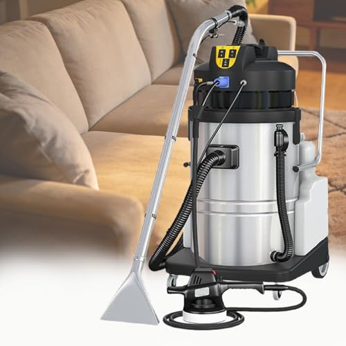 Ymnogjie Heavy-Duty Portable Carpet Extractor Vacuum, Commercial Wet Dry Cleaning Machine, Fast Deep Cleaning for Carpets, Sofas, Area Rugs, Car Interiors 40L