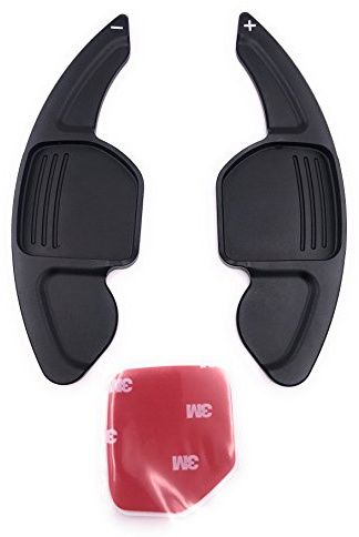 H-Customs Schaltwippen Shift Paddle TYP A kompatibel mit Leon 5F, auch Cupra eloxiert black