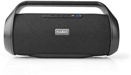 Bluetooth® Party Boombox | 6 hrs | 2 | 90 W | Lecture multimédia : AUX/USB | IPX5 | Connexion | avec poignée | Noir