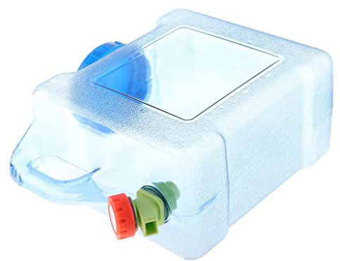 Milageto 5/8 Litre Water Container with Spigot Water Storage Camp Water Bucketfor Camping Water Storage Carrier Jug for Outdoors Hiking Backpack Survival Kit