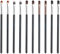 Pinceaux de Maquillage, Pinceaux Maquillage Yeux, Applicateur Ombre à Paupières Pinceau, pour Les Femmes et Les Filles qui Utilisent le Maquillage Quotidien (10 Pièces)