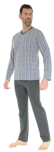 CHRISTIAN CANE Pyjama. Gris DAUBIAS