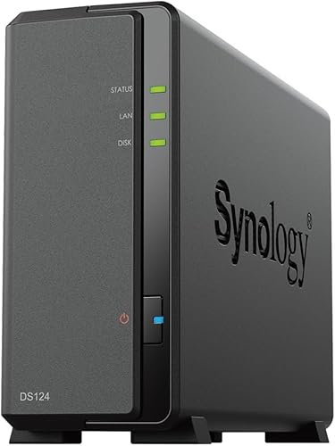 Synology DS124 16TB 1 Bay NAS Solution installed with 1 x 16 HAT3300 Drives