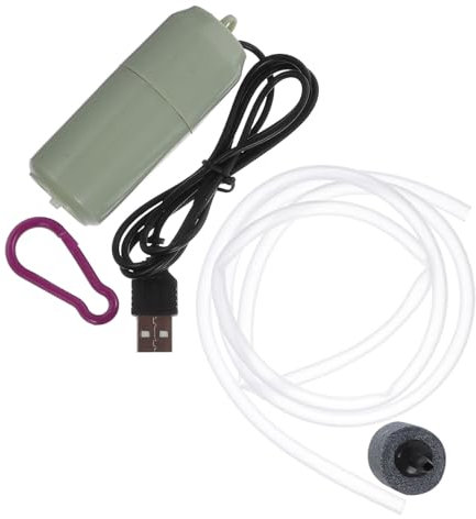 BESPORTBLE 3sätze Mini USB Sauerstoffpumpe Für Aquarium Effiziente Luftbelüftung Für Kleine Fischbehälter Energiesparend Und Leise Für Innenräume Und Aquarien Bis Gallonen