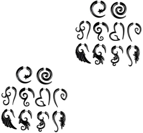 SOIMISS 20 Pz Gioielli piercing per dell'espansore dell'orecchio in acrilico corredo del padiglione auricolare padiglioni auricolari durevoli orecchino earring orecchìni atrezzi