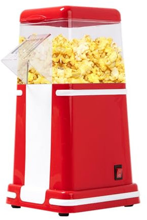 Machine À Pop-corn À Air Chaud Popcorn Popper À Agitation Électrique Popcorn Sain Sans Huile Taux De Popping Élevé Idéal Pour Organiser Des Fêtes À La Maison Et Regarder Des Films En Famille(A)