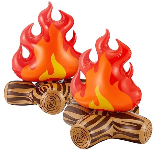 Modelo Inflable de la Llama, Globos para Modelar Hogueras, Decoración de la Fiesta de la Hoguera, Modelo Inflable 3D de la Decoración de la Llama