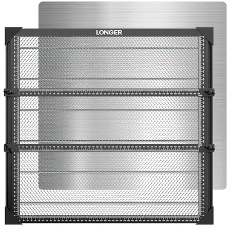 Longer Lit Laser nid d’abeille, Longue table en nid d'abeille pour machine de gravure laser,accessoires de Machine de graveur 500 * 500mm, Table de travail nid d’abeille avec panneau en aluminium