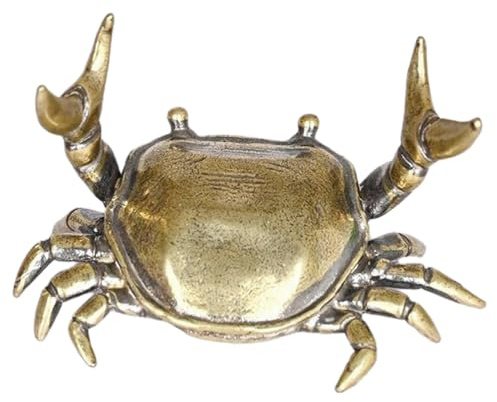 Ciieeo Kreativer Krabben Stifthalter Aus Harz Retro Krabbenfigur Als Schreibtischdeko Und Bürobedarf Kompakte Größe 1.97X1.22X1.14 Zoll Für Stiftehalter Und Kleinteile Aufbewahrung