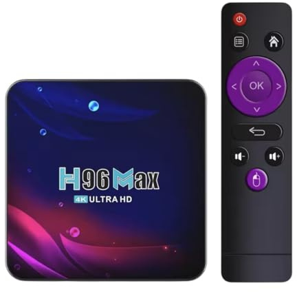 H96 MaxSmart TV Box Android 11 2GB 4GB 16GB 32GB 64GB 4K Hd Youtube Google Play Wifi 2.4G&5.8G Bluetooth Receiver Media Player HDR Usb 3.0 Google Play Bluetooth Receiver Media Player (4GB 32GB)