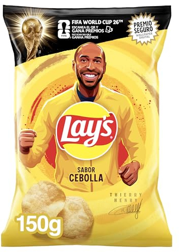 Lay's Cebolla, Patatas fritas con sabor a cebolla, 150 gramos