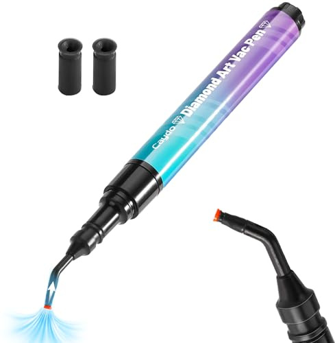 Caydo Diamond Art Pen, No Wax & No Power Required, Comfort Grip, Effortless Diamond Art Accessories for Adults, Read the Instructions Before Use