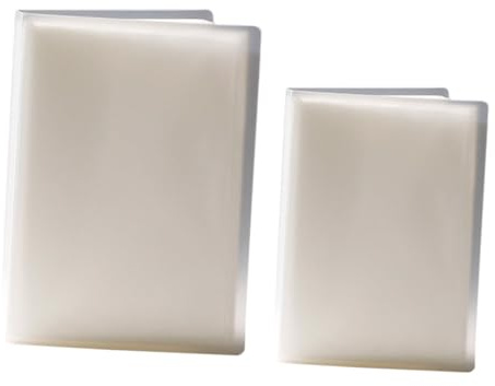 DEARMAMY Transparente Fotoalben 4 Zoll 6 Zoll – 2 Stück Einsteckalben mit Hoher Kapazität für Postkarten und Fotos Minimalistisches Sammelalbum für Hochzeit Geschenk Souvenir