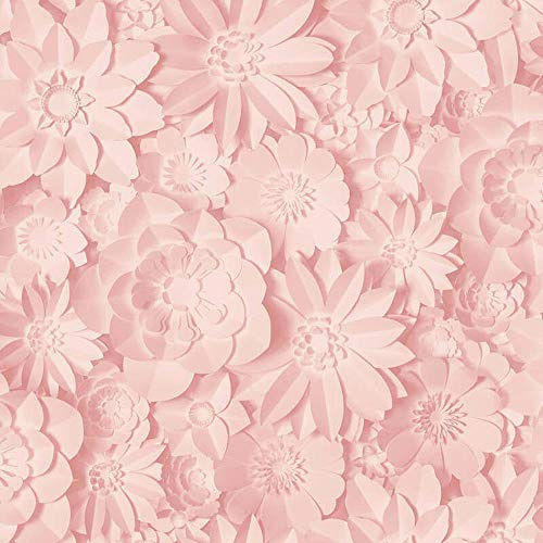 3D Effect Floral Wallpaper Flowers Rose Pink Washable Fine Decor Dimensions from YöL