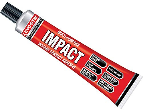 2 X Impact - Instant Contact Adhesive - High Strength Glue - Small Tubes