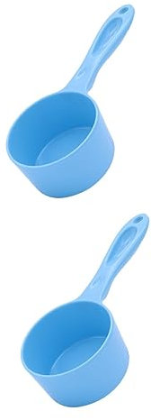 Mipcase 2 Pièces Cuillere Doseuse Verre Doseur Nourriture pour Chien Cuillère