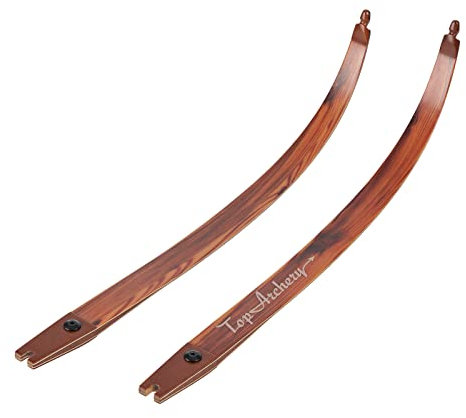 60 62 Bogenschießen Takedown Jagd Recurve Bogenspitzen Ersatz 25-60lbs ILF Bogenspitzen für 17/19 Zoll Steigbügel Tradition Jagd und Zielschießen (35LB)