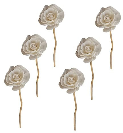 Alipis 6 Stück Diffusorstäbchen Rattan Aromastäbchen Ersatzstäbe Für Parfümdiffusor Natürliches Material Schnelles Absorptionsvermögen Raumduft Aromadiffusor