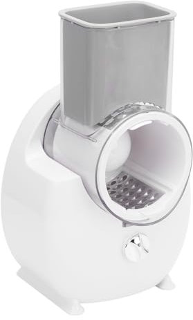 Rallador Eléctrico de Queso, Trituradora Eléctrica para Ensaladas para Uso en la Cocina del Hogar, Trituradora de Verduras Multifuncional Automática con 4 Cuchillas para Queso,