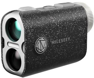 MiLESEEY PF1 allväderssökare, ficka 1 100 meter golfavståndsmätare med lutning på/av, 7,5° brett synfält, 0,1 s flagglås pulsvibration, IP65 vattentät, magnetisk, coachläge