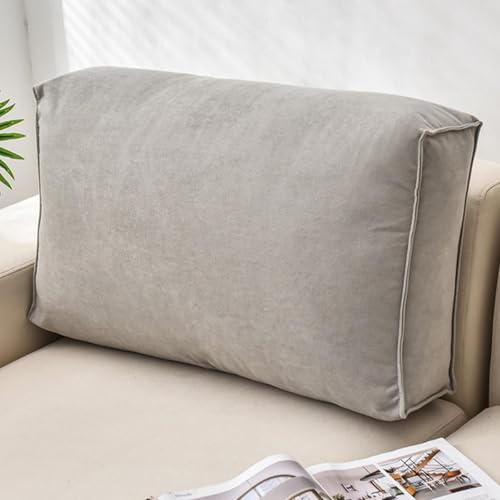 MTHGH Rückenstützkissen Lendenwirbelkissen Lesekissen Für Bett Und Sofa Rückenkissen Stuhl Sofakissen Mit Füllung Und Bezug Stützkissen Rücken Lendenkissen(#9,70x45x12cm)