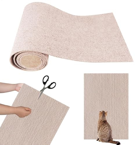 Naturlig klösmatta för i sisal, kattklösmatta, möbelskydd
