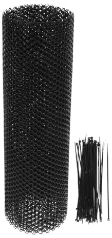 ULDIGI Sicherheitsnetz Treppengeländer Schwarz Hdpe Trimmbar Balkon Schutznetz für Haustiere Absturzsicherung Fensterschutz Diebstahlschutz