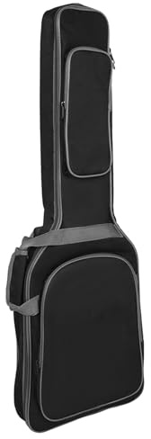 TSMORY Waterproof Guitar Gigs Bag for Electric Guitars Spacious Compartment Carrying Case Adjustable Strap Modern Design Carrying Bag