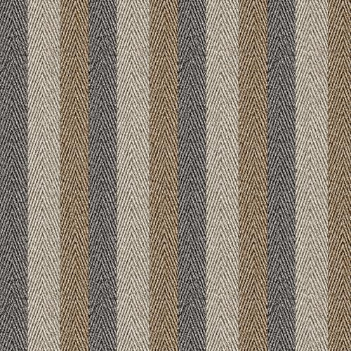Simon&Siff Textured Fabric Wallpaper Peel and Stick 17.3x120 Beige/Brown/Grey Grasscloth Wall Paper Herringbone Striped Contact Paper Removable Vinyl for Bedroon Bathroom Cabinets Accent Wall