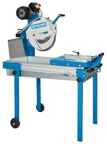 Sega ad Acqua Riga 350, Tagliapiastrelle Professionale con Disco 350 mm, Taglio Preciso per Ceramica, Gres e Pietra, Raffreddamento ad Acqua