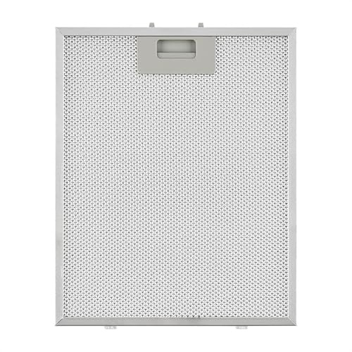 Klarstein Filtre à graisse aluminium 26x32 cm (remplacement adapté pour les Hottes aspirantes Klarstein, verrouillage clipsable souple)