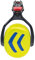 Coquilles antibruit Protos Integral, jaune/bleu
