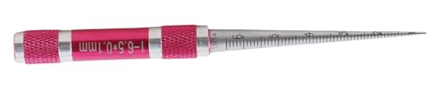 Calibro Conico Foro, Calibro Conico In Acciaio Inossidabile, Righello Calibro Conico Foro Utensile Manuale di Misurazione 1-6.5/3-15/15-30/30-45mm(1-6.5mm)