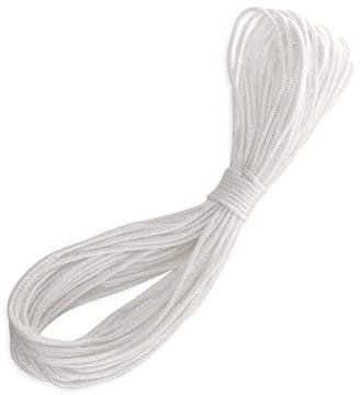 White Nylon Picture Hanging Cord 6 Metres 2.2mm – Strong 30kg Picture Frame Canvas Mirror Hanging Cord for Decoration