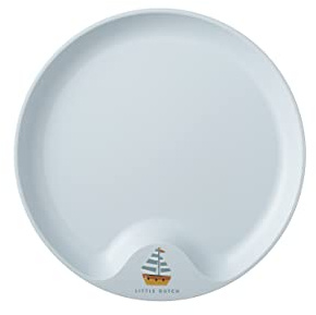 Mepal – Kinderteller Mio – Kleinkind Teller – Kinder-freundlicher Teller – Kinder Geschirr – Mikrowellentauglich – Spülmaschinentauglich – BPA frei – Sailors Bay