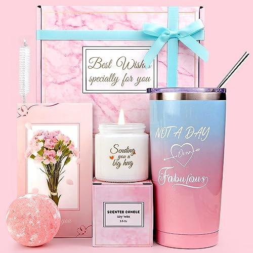 Panspace GM002-W Geschenkboxen, Geburtstagsgeschenke für Frauen, für Mutter, Damen, Mädchen, beste Freundin, Kollegen, Schwester, Ehefrau, Lehrer, Entspannungskorb, Geschenkboxen, Korb, Weihnachten